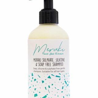 Meraki sulphate, Silicone, soap free shampoo