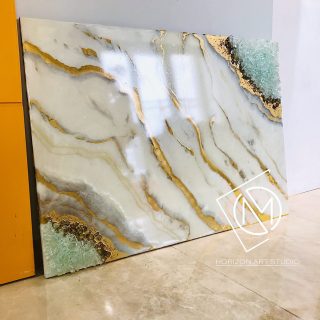 Luxurious Gold resin painting