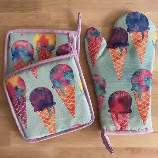 Ice cream oven set