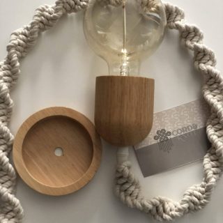 Macrame light cord