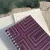 A6 notebook [paths] burgundy