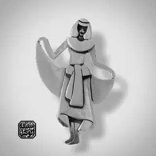 Pharaonic girl pendant