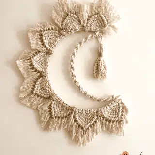 Macrame moon for Ramadan’s decorations