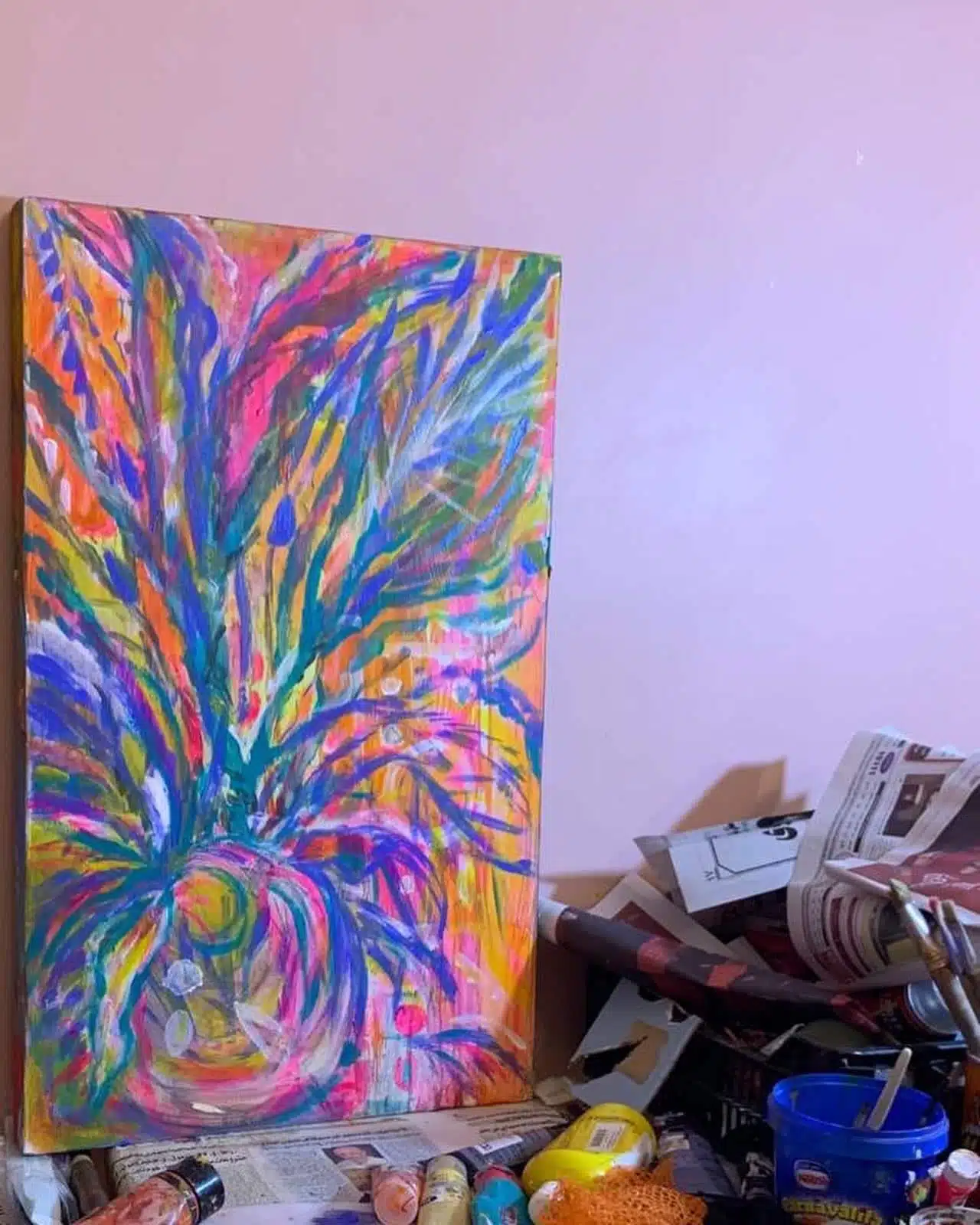 2 sided painting- 50/80cm - mixed media on board 3 0E9A7EAF B027 44DF BE83 50A63EC564B6