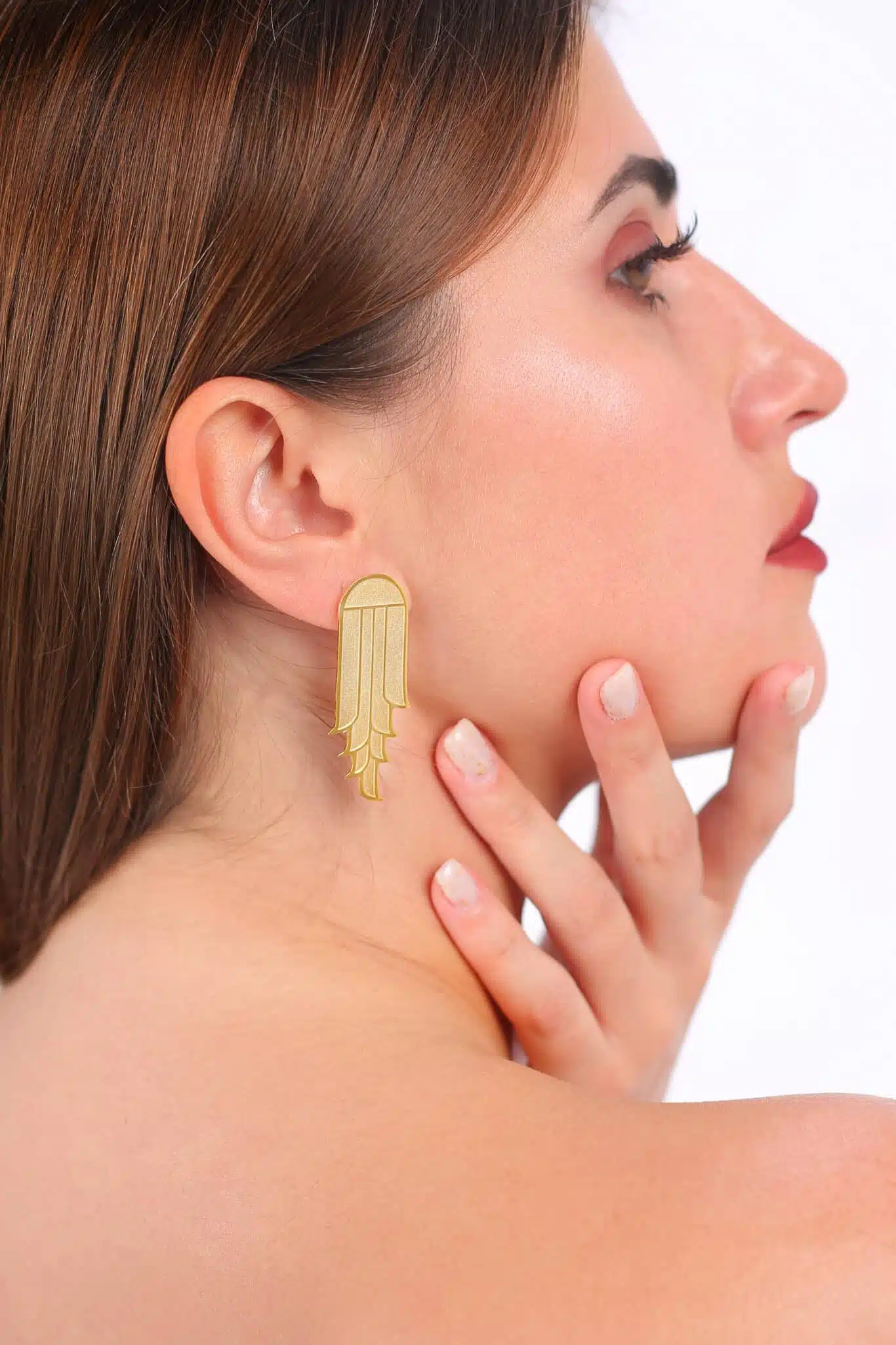 Earring 18K Gold Plated 1 Earring 18K Gold Plated