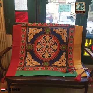 مفرش خيامية بالقماش قطن .