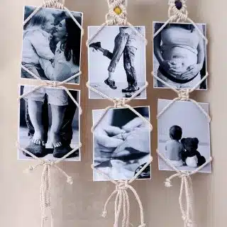 Macrame Photos Holder/ Memories Holder