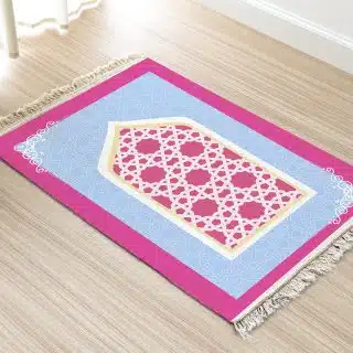Arabseque prayer rug