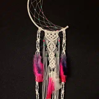 Ramadan Macrame Helal (Crescent) - هلال رمضان مكرمية - Shape 2