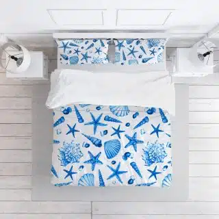 The Blue sea creature duvet