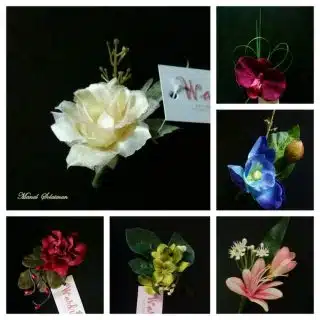 FLOWERS TO WEAR (SILK FLOWERS CORSAGE}
