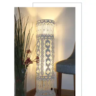 Elegant Macrame Lamp