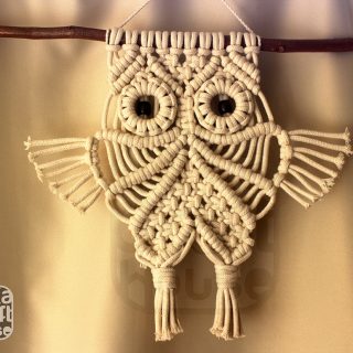 Owl Wall Hanging Macrame