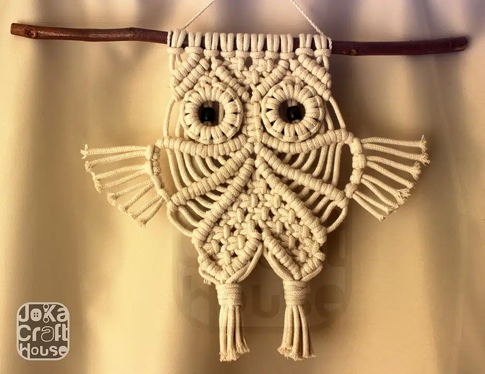 Owl Wall Hanging Macrame 1 Owl Wall Hanging Macrame