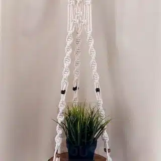 Macrame Plant Hanger - عليقة زرع مكرمية