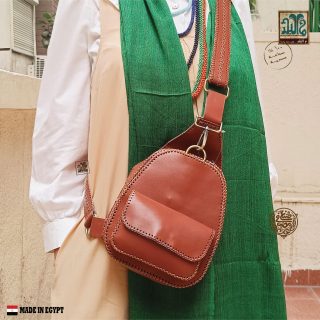 شنطة كتف كروس جلد .