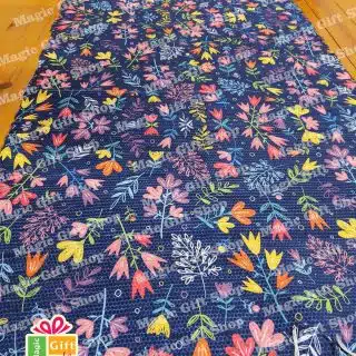 Killim flower pattern