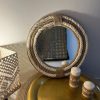 Jute rope round mirror