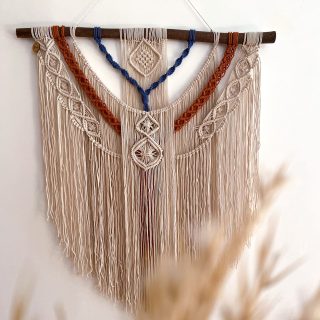 boho macrame wall hanging, Large tapestry, Yarn tapestry, Woven tapestry for living room, bedroom (Copy)
