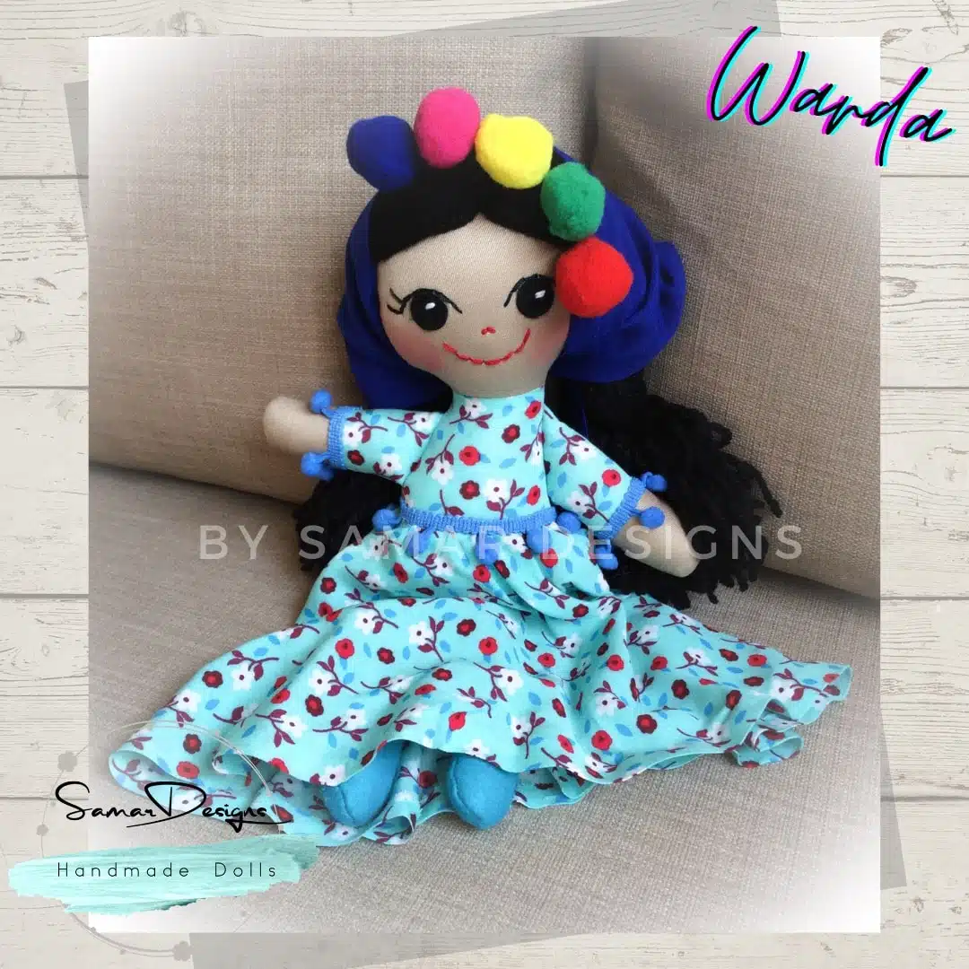 Egyptian folkloric handmade soft doll “ Warda” 3 12252FC7 A459 4B1F 8BE8 0A950123A1D2