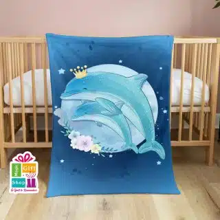 small dolphin Blanket