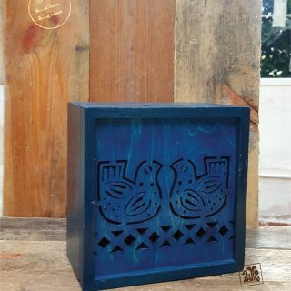 علبة شاي تفريغ حمامة .