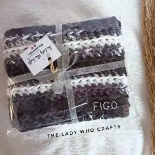 Unisex chunky infinity scarf 🖤 with name