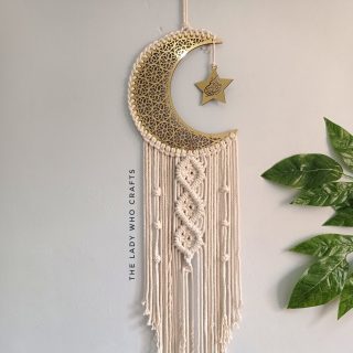 Macrame moon wall hanging ✨🌙
