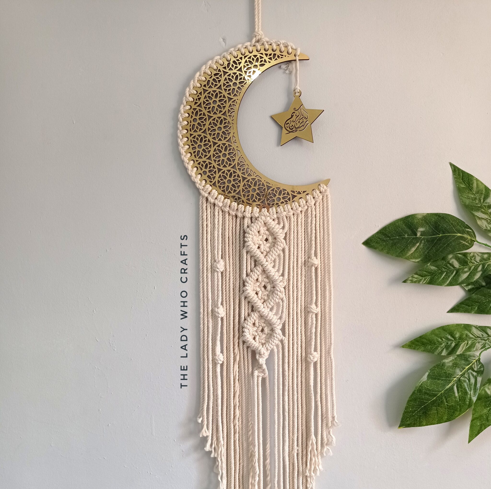 Macrame moon wall hanging ✨🌙 1 Macrame moon wall hanging ✨🌙