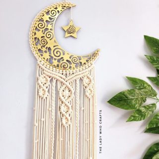 Macrame moon wall hanging ✨🌙