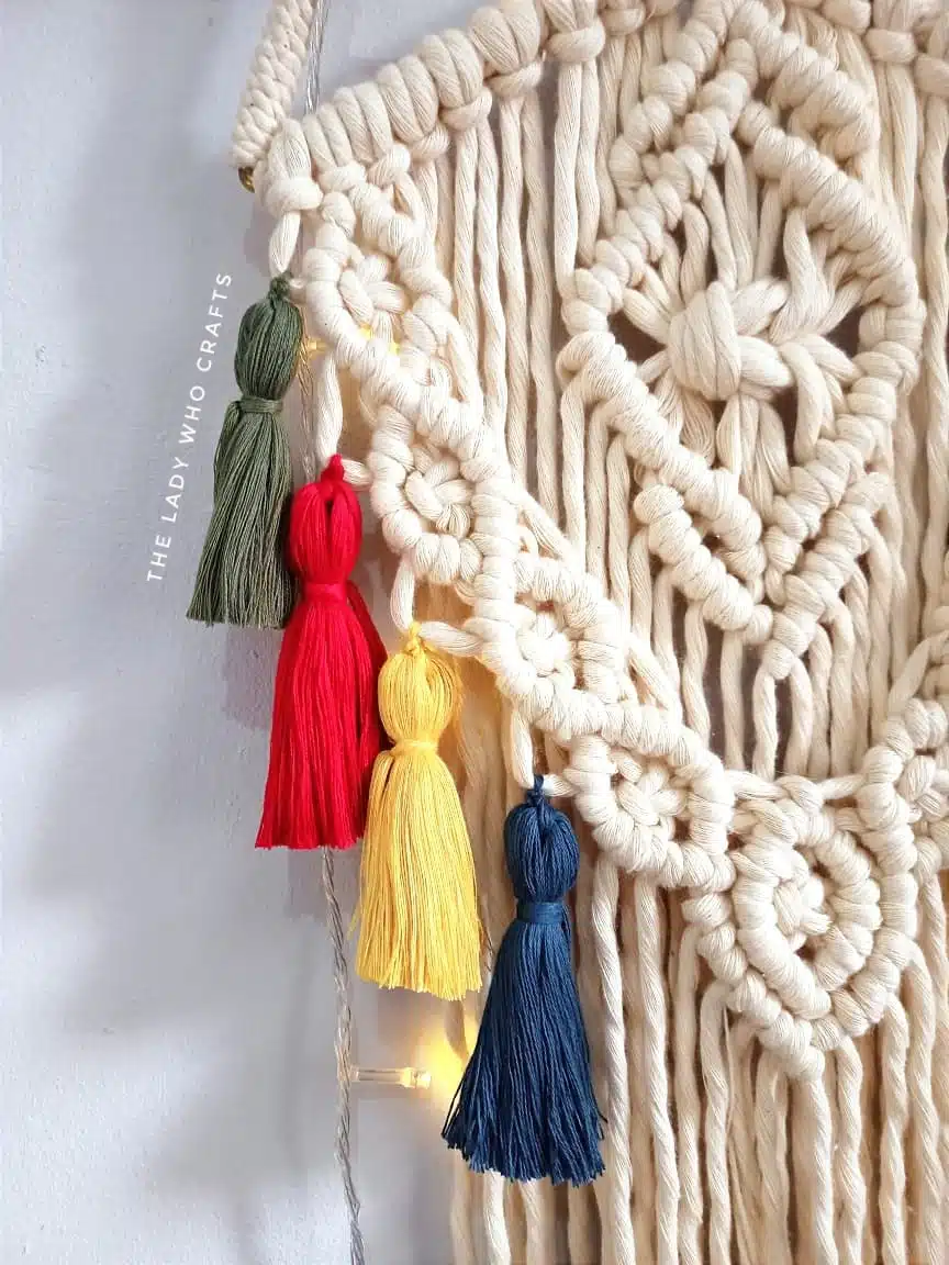 Boho macrame star wall hanging βπ and Ramadan decor 7 1648400045601 01