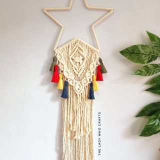 Boho macrame star wall hanging ⭐🌙 and Ramadan decor