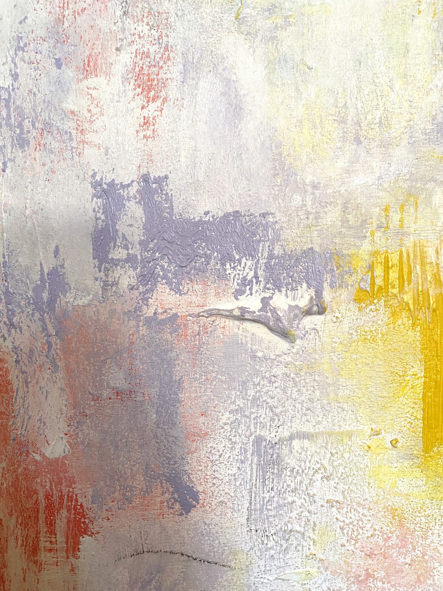 Breathe 6 Enamel paint and mixed media on canvas painting