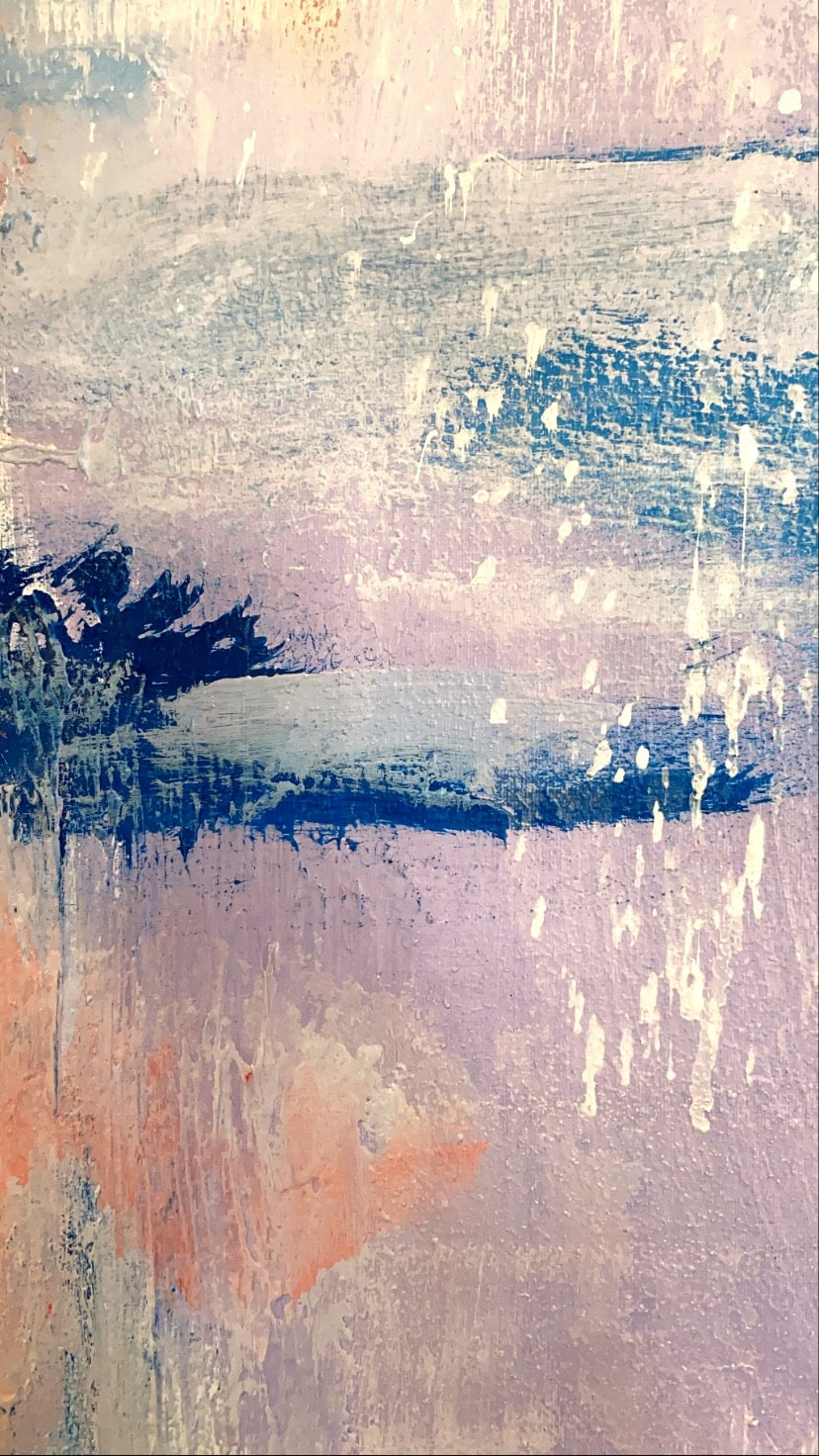 Breathe 2 Enamel paint and mixed media on canvas painting