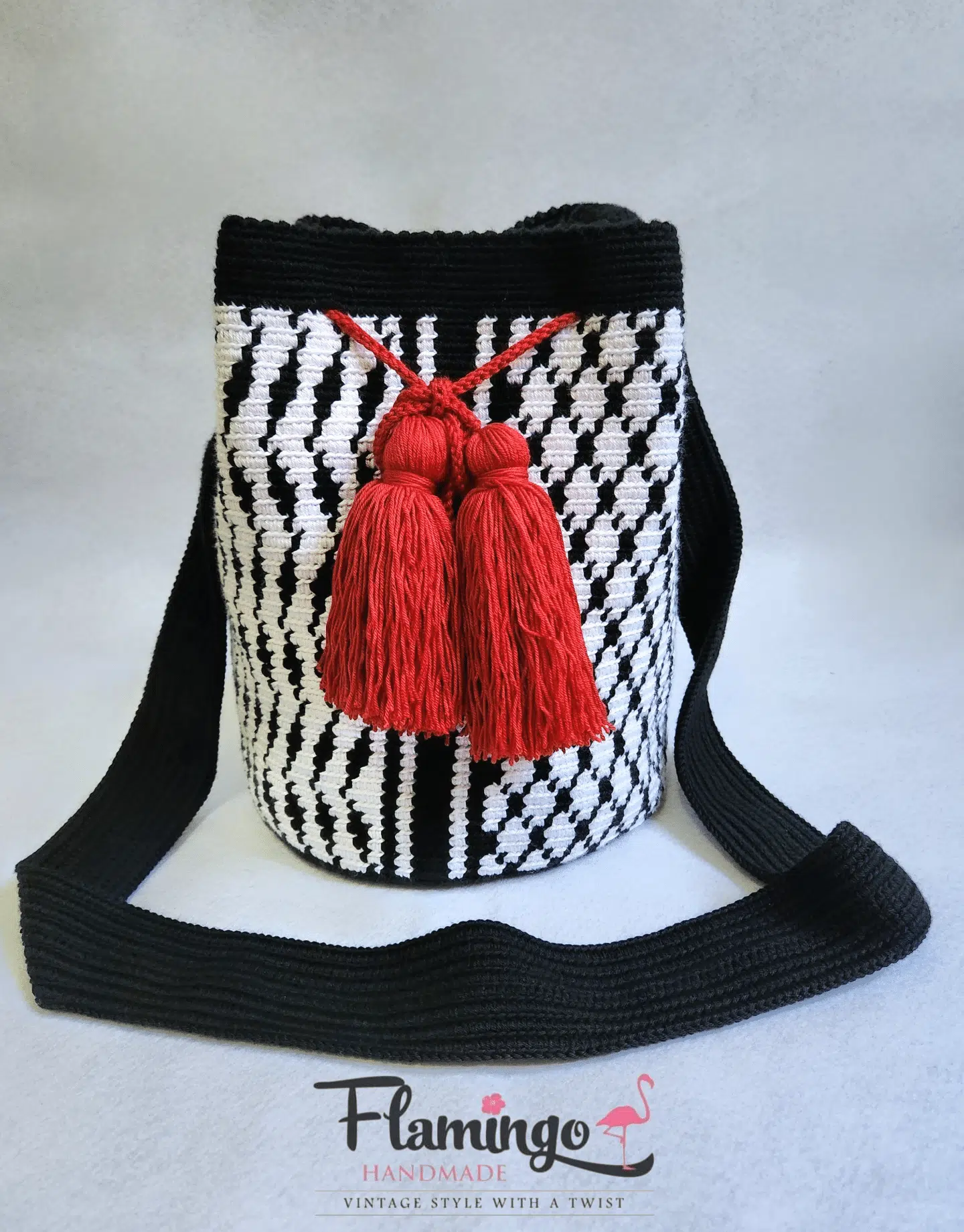 شنطه كروس برسمة الكوفيه الفلسطينية 5 1706097006783