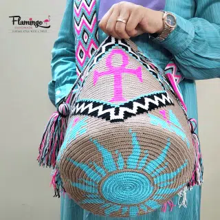Two sided pharaonic design bag