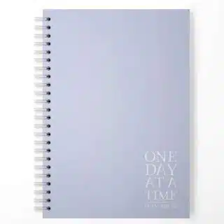 One day at a time personal daily planner