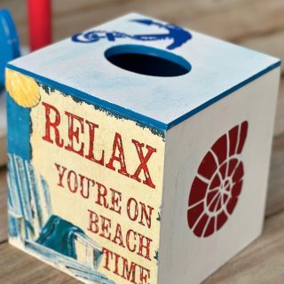 Summer Tissue Box Relax