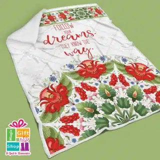 red rose blanket