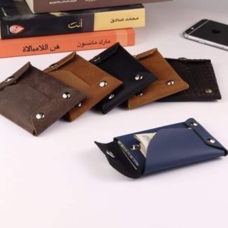 Genuine leather card holder