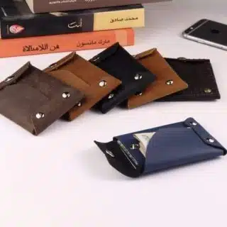 Genuine leather card holder