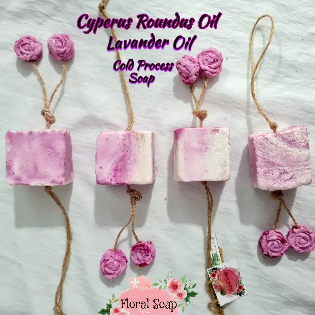 Cyperus and Lavender Natural Cold Process Soap 2 cyperus and lavander cold process soap