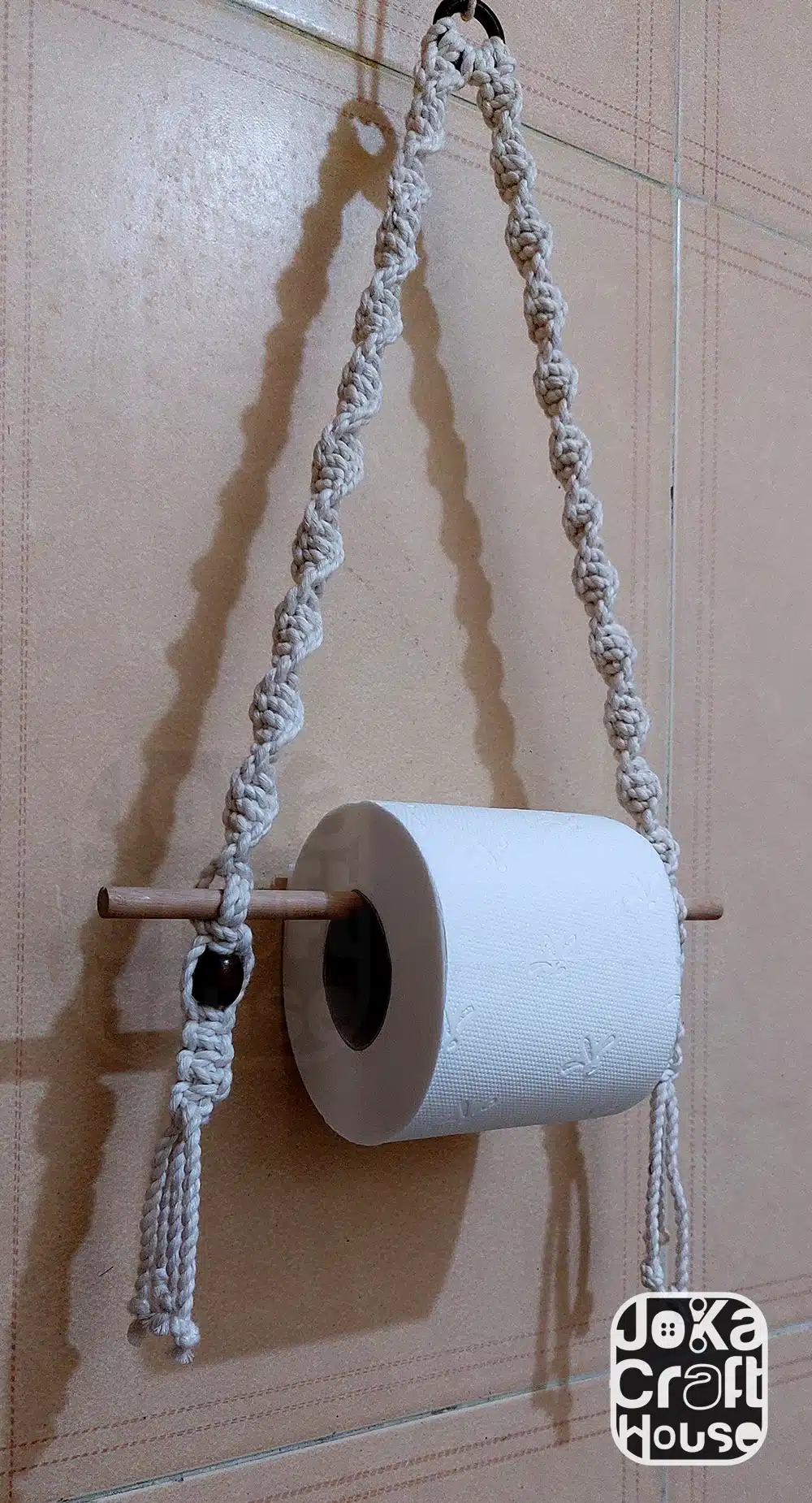 Face Towel & Toilet Paper Macrame holder Set 2 2 109