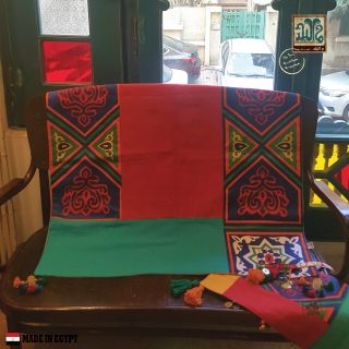 مفرش خيامية بالقماش قطن .
