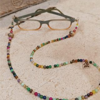 سلسلة نظارة احجار نصف كريمةوعقيق