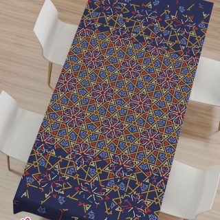 tablecloth (blue Arabic)