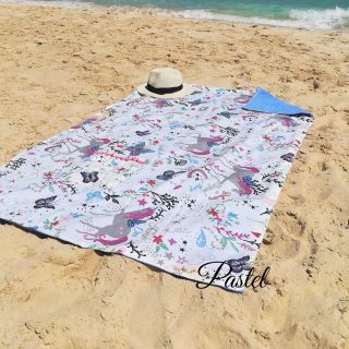 Unicorn beach towel