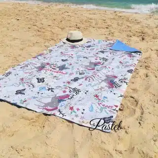 Unicorn beach towel