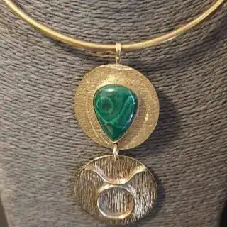 Malachite taurus set