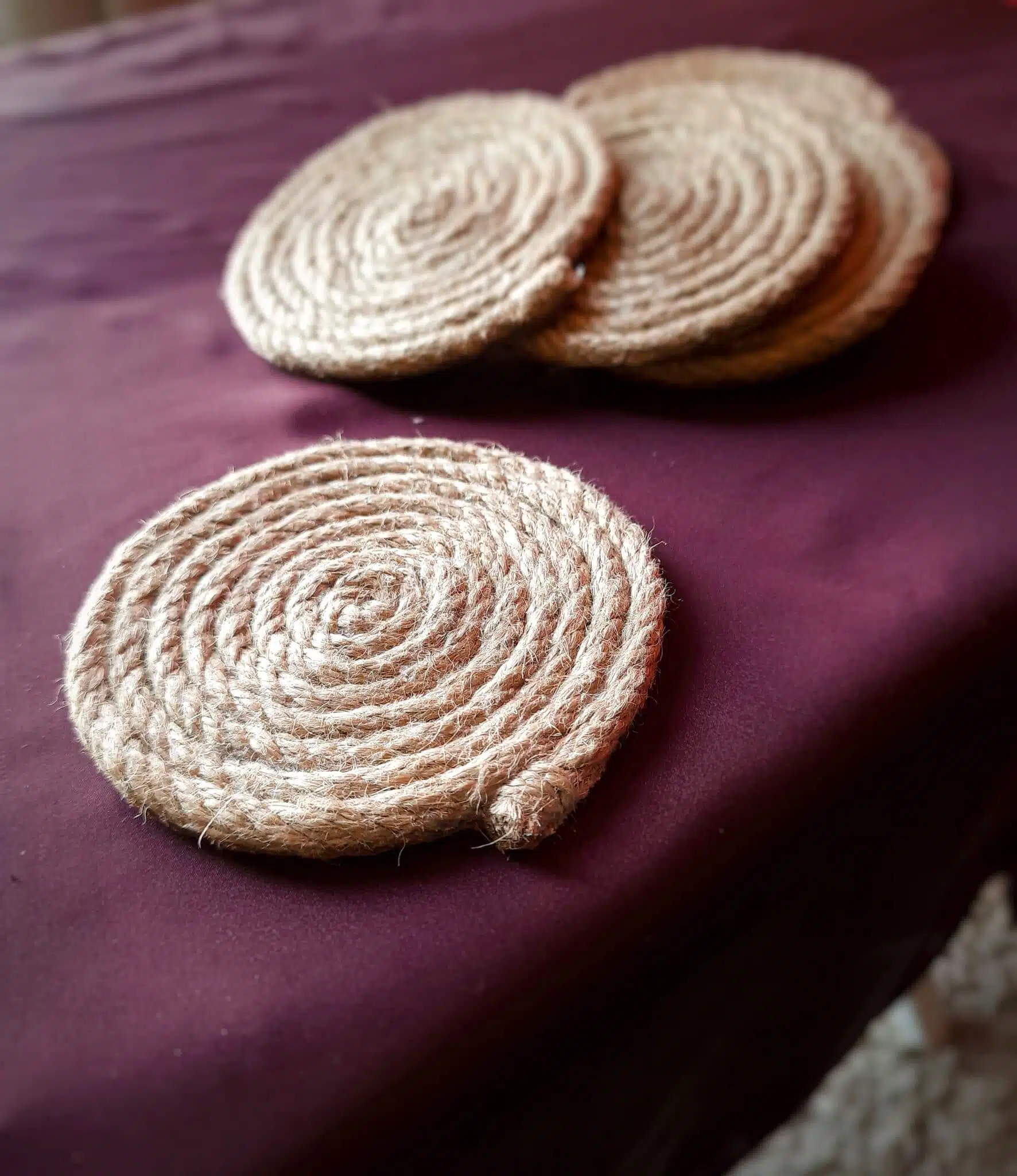 golden rope Table coasters 1 golden rope Table coasters